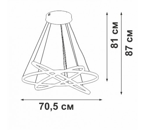 Подвесной светильник Vitaluce V2516DT-8/3S V2516DT
