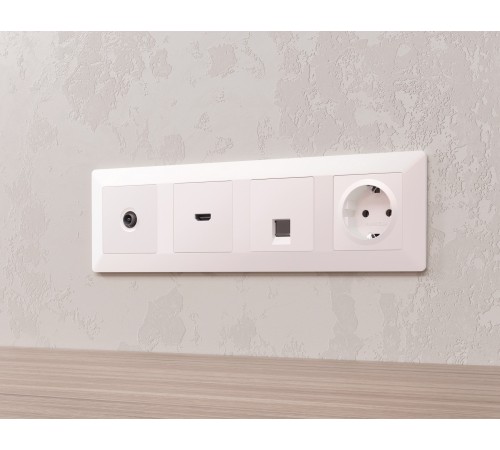 Рамка на 4 поста Ambrella Volt AF110204 Line