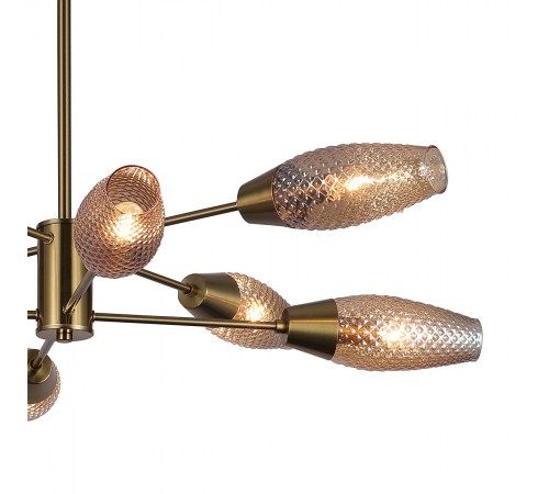 Люстра на штанге Escada 10165/8PL Copper Desire