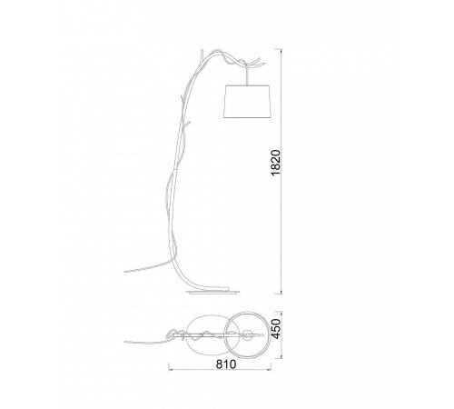 Торшер Mantra 6182 Sabina