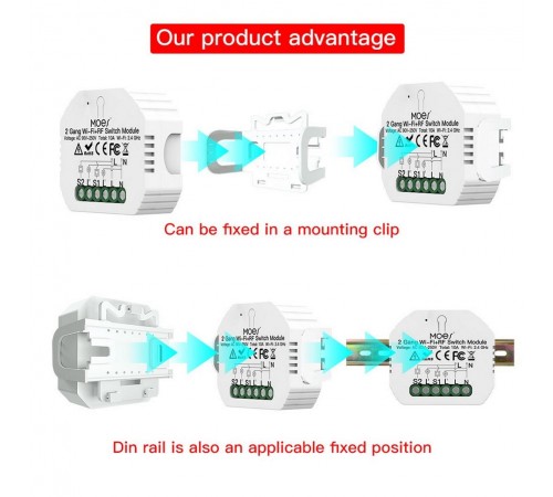 Контроллер Wi-Fi для смартфонов и планшетов Aployt APL.0195.01.02 Magnetic track 220