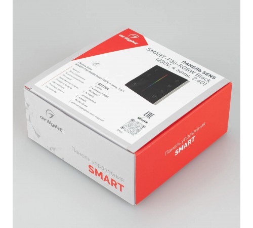 Панель-регулятора цвета RGBW  сенсорный встраиваемый Arlight 027104 SMART