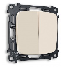 Выключатель двухклавишный без рамки Ambrella Volt MO323010 Quant