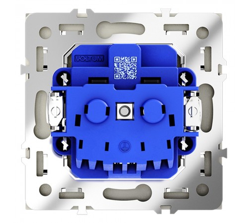 Розетка с заземлением, без рамки Voltum VLS040105 S70