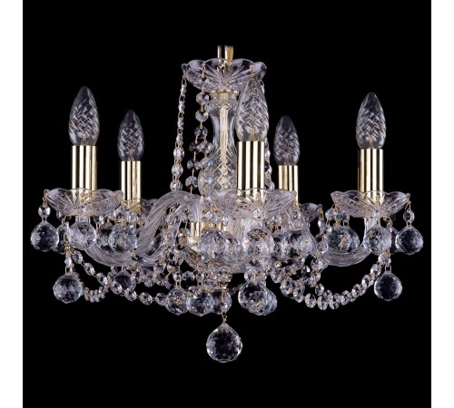 Подвесная люстра Bohemia Ivele Crystal 1402/5/141/G/Balls 1402
