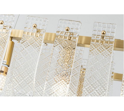 Люстра на штанге Belfast 6308-6 BR CL Harland