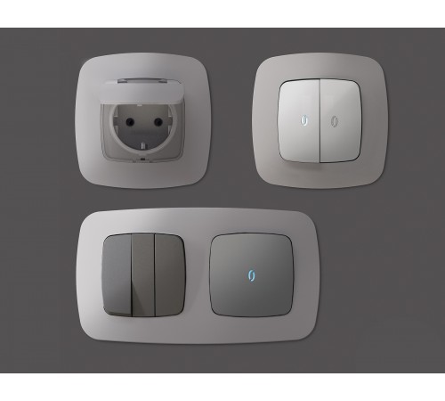 Рамка на 1 пост Ambrella Volt OF140501 Ecta