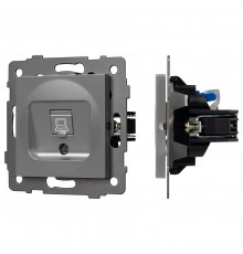 Розетка Ethernet RJ-45 и со шторками, без рамки Arlight 49848 SCT