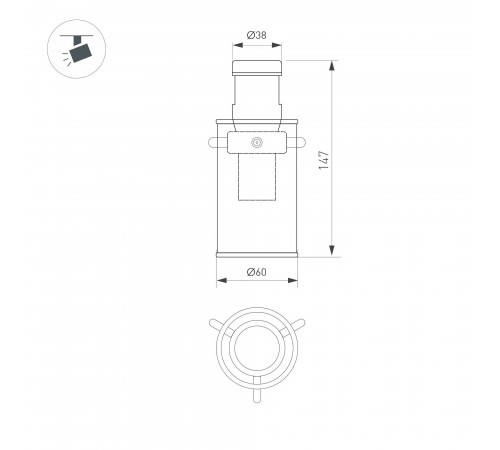 Накладной светильник Arlight 047792 APRIORI