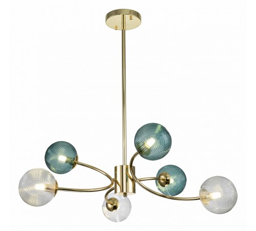 Люстра на штанге Indigo 11032/6R Gold Selva