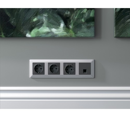 Рамка на 5 постов Ambrella Volt AF110405 Line