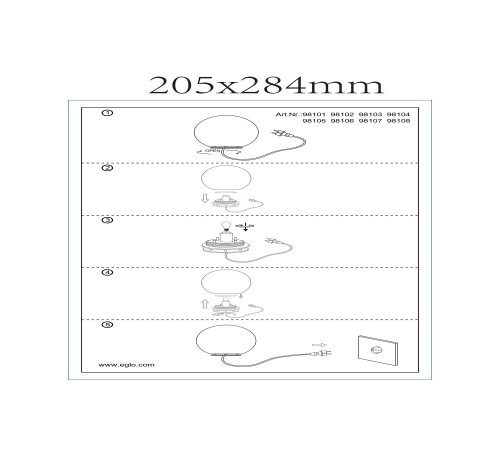 Шар световой Eglo 98101 Monterolo