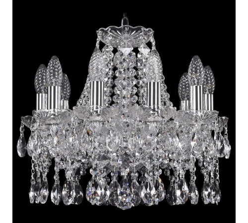 Подвесная люстра Bohemia Ivele Crystal 1413/10/141/Ni 1413