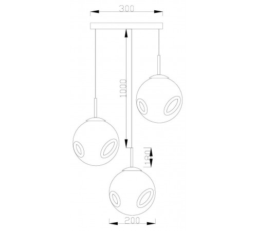 Подвесной светильник Moderli V11523-3P Amo