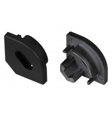 Набор заглушек для профиля с отверстием Arlight 049410 SL-KANT-H10