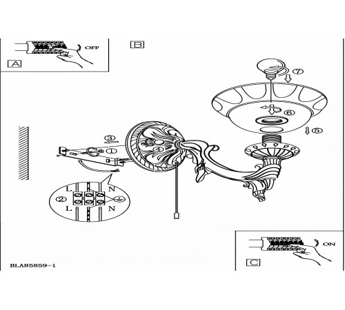 Бра Eglo 85859 Marbella