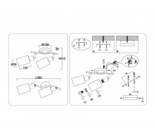 Спот Ambrella Light TR8721 TR