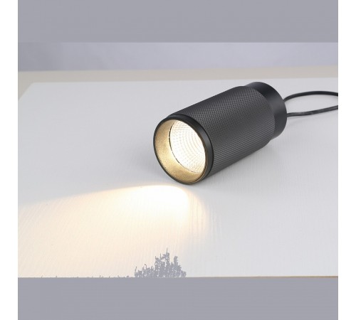 Накладной светильник iLedex 1954-10W-3000K-36 BK+GRP Delta