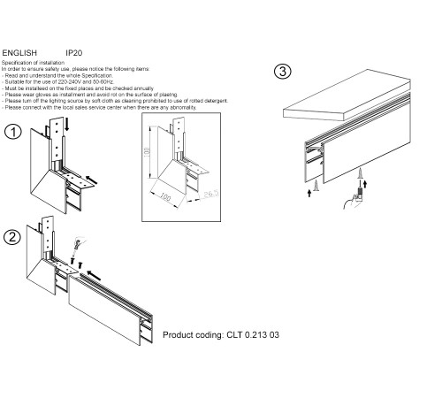 Внешний соединитель угловой для накладного магнитного шинопровода Crystal Lux CLT 0.213 03 BL