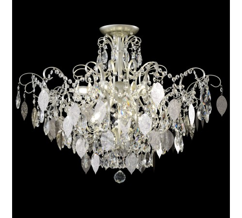 Светильник потолочный Crystal Lux ESMIRALDA PL9 SILVER