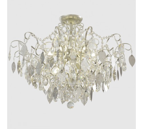 Светильник потолочный Crystal Lux ESMIRALDA PL9 SILVER