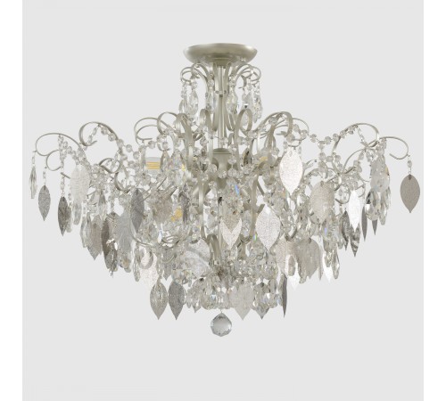 Светильник потолочный Crystal Lux ESMIRALDA PL9 SILVER