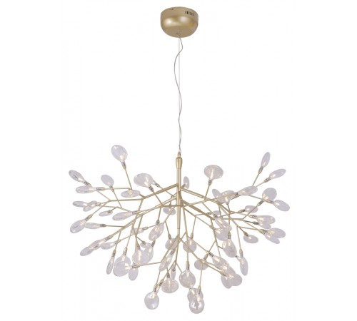 Светильник подвесной Crystal Lux EVITA SP63 GOLD/TRANSPARENT