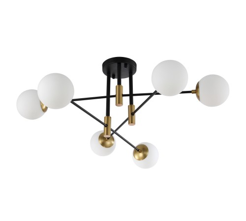 Светильник потолочный Crystal Lux FIDEL PL6 BLACK