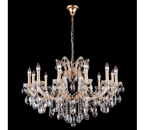 Люстра Crystal Lux HOLLYWOOD SP12 GOLD