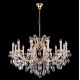 Люстра Crystal Lux HOLLYWOOD SP12 GOLD