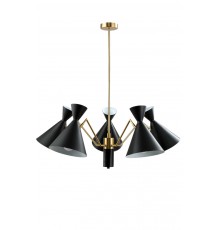 Люстра Crystal Lux JOVEN SP5 GOLD/BLACK