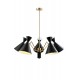 Люстра Crystal Lux JOVEN SP5 GOLD/BLACK
