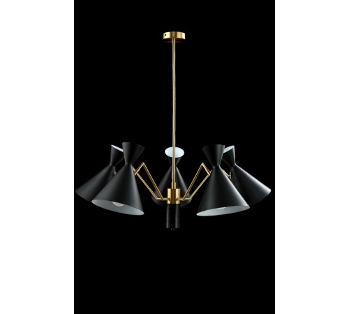 Люстра Crystal Lux JOVEN SP5 GOLD/BLACK