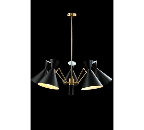 Люстра Crystal Lux JOVEN SP5 GOLD/BLACK