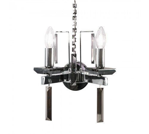 Бра Crystal Lux MARRON AP2 CHROME