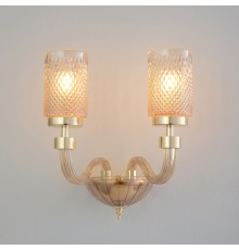 Бра Crystal Lux SILVESTRO AP2 AMBER
