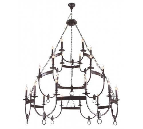 Люстра Crystal Lux SUERTE BROWN SP12+6+6