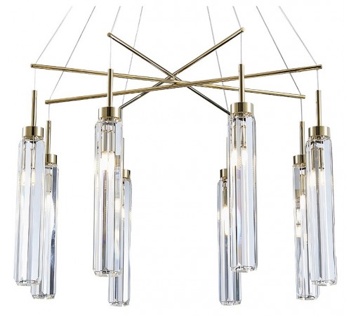 Подвесная люстра Newport 4524+4/S gold 4520