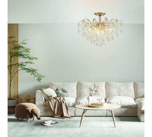 Люстра на штанге Escada 1124/8PL Aurea