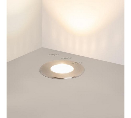 Встраиваемый в дорогу светильник Arlight 026449 LTD-GROUND-R65-6W Warm3000 (SL, 24 deg, 230V)