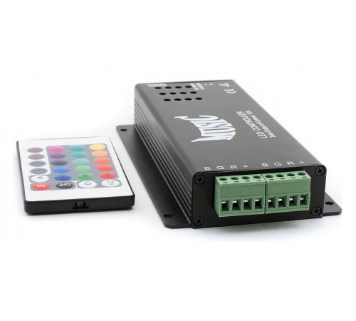 Контроллер-регулятор цвета RGB с пультом ДУ SWG IR-RGB-12A-music IR