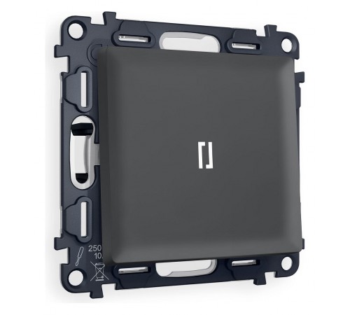 Выключатель проходной одноклавишный с подсветкой Ambrella Volt MA902035 Quant