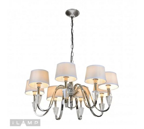 Подвесная люстра iLamp 82177/8 CR Opera