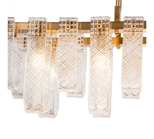 Люстра на штанге Indigo 12027/10PL Brass Brina