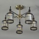 Люстра на штанге Escada 599/5P Detroit