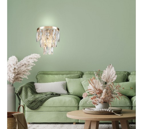 Накладной светильник Indigo 12030/1W Gold Ambra