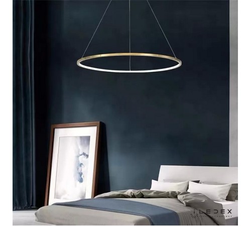 Подвесной светильник iLedex 10112P/1-24W-3000K-D800 BR Axis