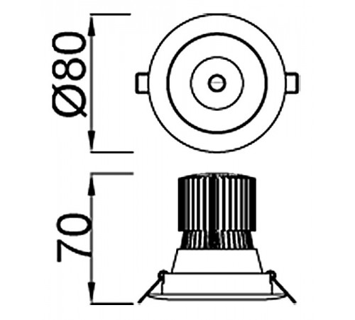 Встраиваемый светильник Mantra C0075 Formentera