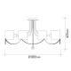 Люстра на штанге Escada 683/8P Intense