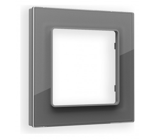 Рамка на 1 пост Ambrella Volt AF330651 Platos Стекло органическое